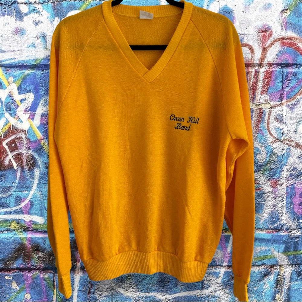 Vintage 60s 70s USA Made Dodger Sportswear Maryland Oxon Hill Band Embro…